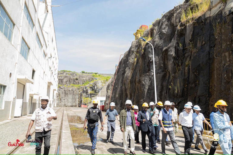 Guinée: Le ministre Namory Camara en visite sur les barrages de Kaléta et Souapiti, deux piliers de la performance énergétique guinéenne