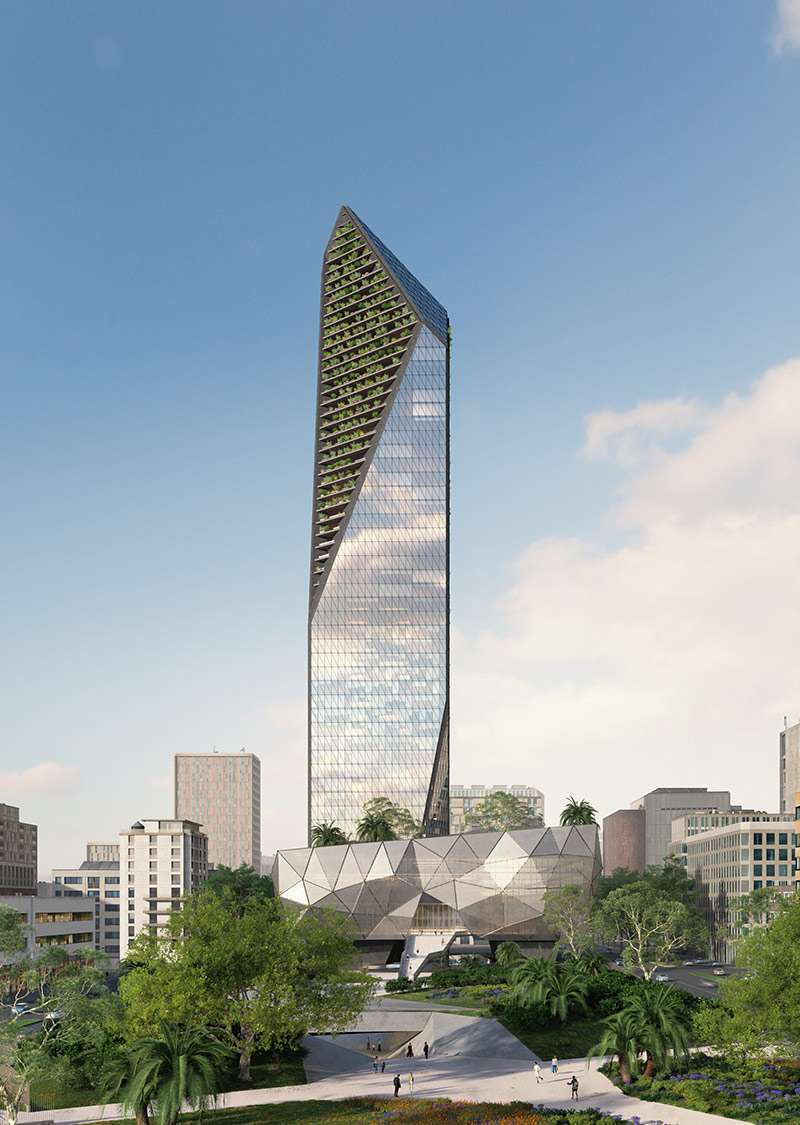 La Tour de la Nation, ce nouveau géant de 225 mètres en gestation à Abidjan